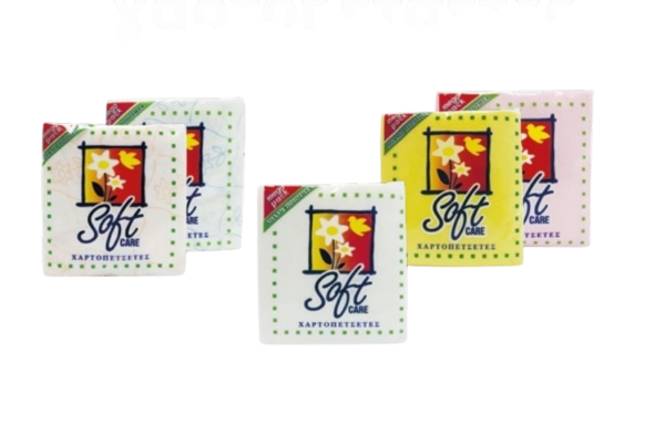 Kartopeceta Soft Care MEGA PACK (80 Copë – E Bardhë / Me Ngjyra / Dizajn